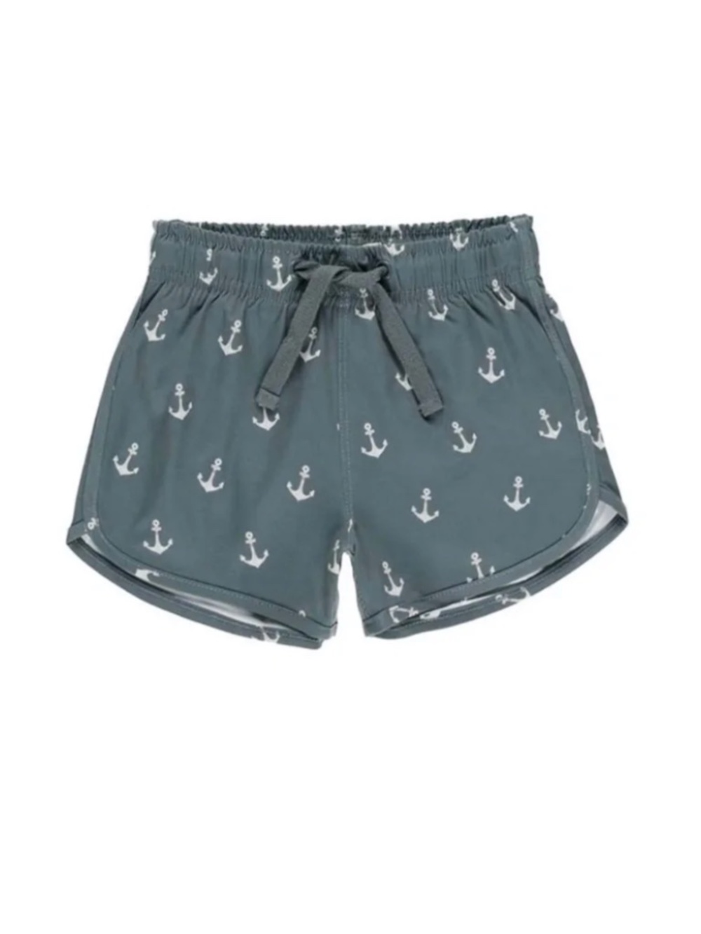 Rylee + Cru Swim Trunks in Anchor Print 6-12M